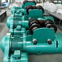 Palans électriques à télécommande sans fil de 1 tonne, 3 tonnes, 5 tonnes, 10 tonnes pour pont roulant, certifiés CE ISO CD1 MD1, palan électrique à câble métallique