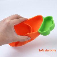 Assiettes à dîner personnalisées sans Bpa, qualité alimentaire, en Silicone, avec ensemble cuillère et fourchette, vente en gros, 15 pièces