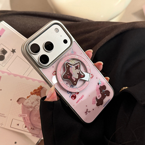 Funda Rosa Mate de TPU <span class=keywords><strong>Dream</strong></span> Pony para 13/15/16 Pro Max con Soporte Magnético y Antigolpes - Product Image 6