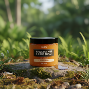 Exfoliante Corporal KUNDAL con Nuez Hawaiana y Azúcar de Caña 550g Aroma Suave - Product Image 3