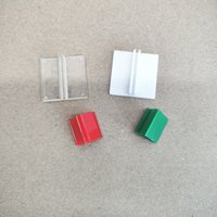 Porte-cartes en plastique personnalisable avec coins arrondis/carrés - Design écologique, durable et portable pour les fêtes et la famille