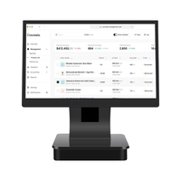 Caisse enregistreuse tout-en-un Android à double écran tactile de 15,6 pouces, résolution 1920x1080, Wi-Fi 6, Bluetooth 5.2, technologie NFC