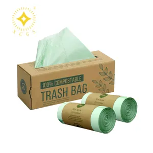 Kantong sampah dapat terurai untuk tempat sampah dapur, kantong kompos kecil untuk kantong sampah bekas makanan untuk tempat sampah meja