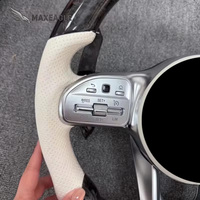 Volant en fibre de carbone pour Mercedes-Benz AMG & Classe S W124 W221 W166 C300 Classe E C350 CLAS550 W203