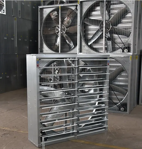 Nouvelle condition serre volaille marteau ventilateur <span class=keywords><strong>d</strong></span>'échappement pression négative AC boîte de Ventilation électrique <span class=keywords><strong>extracteur</strong></span> <span class=keywords><strong>d</strong></span>'<span class=keywords><strong>air</strong></span> chaud pour ferme porcine - Product Image 2