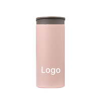 Gobelet isotherme en acier inoxydable à double paroi, tasse de voyage anti-fuite à large ouverture, portable et réutilisable, avec logo personnalisé OEM