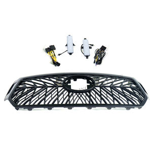 GELING Black Grille Grill con lámparas para <span class=keywords><strong>Hilux</strong></span> Rocco Revo SR5 TRD <span class=keywords><strong>4x2</strong></span> 4x4 2018 2019 2020 <span class=keywords><strong>2021</strong></span> 2022 - Product Image 4