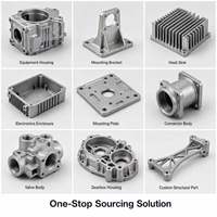 OEM Custom A356 Aluminum Die Casting Threaded Sleeve Insert Sand Blasted ISO9001 Certified for Industrial Equipment Assembly