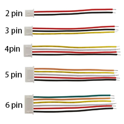 Câble de charge de batterie XH2.54 2.54mm XH mâle-femelle, longueur personnalisable, cœur en cuivre, PVC, connecteur 1007-26 AWG pour voiture - Product Image 2