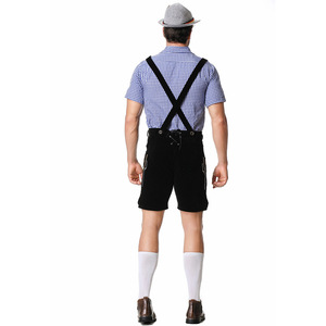 Costumi da Uomo per Halloween e Oktoberfest, Tradizionale Abbigliamento Tedesco Bavarese, Pantaloni da Uomo per <span class=keywords><strong>Cosplay</strong></span> della Birra - Product Image 3