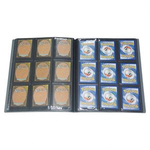 Blue Harmless PP Material 3*3 Pocket Sleeves TCG <b>Card</b> Binder <b>Folder</b> with Elastic Strap - Product Image 4