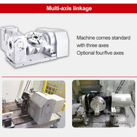 CNC T600 bor vertikal dan pusat penggilingan akurasi tinggi BT40/30 poros Taper penggilingan dan mesin penyadap bor