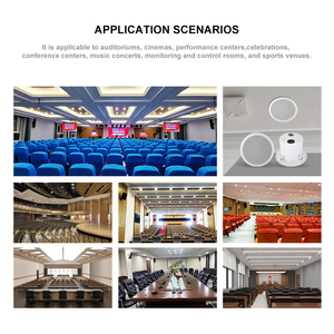 Professionnel Ipalead 6 pouces Coaxial Plafond Haut-Parleur En Métal Couverture Arrière <span class=keywords><strong>Interprétation</strong></span> <span class=keywords><strong>Simultanée</strong></span> Système De Conférence Audio M-106 - Product Image 5