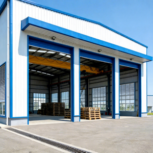 โกดังโครงสร้างเหล็กพร้อมส่ง สำหรับระบบปลูกพืชแบบ Geoponic ขนาดตามสั่ง คานเหล็กทรง H แข็งแรง ใช้งานได้ 50 ปี ประกอบง่าย - Product Image 1