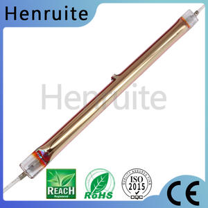 ตัวสะท้อนแสงสีทอง2000W โคมไฟความร้อนอินฟราเรด355มม. โคมไฟฮาโลเจน <span class=keywords><strong>IR</strong></span> SK15 - Product Image 3