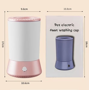 Nuovo Pulitore Automatico Ricaricabile per <span class=keywords><strong>Zampe</strong></span> di Animali Domestici, Tazza Portatile per Lavaggio Piedi di Cani con Spazzole in Silicone - Product Image 6