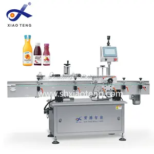 2024 XiaoTeng Automatic commercial industrial single side table top round bottle labeling machine