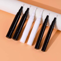 Tube vide en plastique pour emballage cosmétique 3ml 4ml 5ml – Idéal pour gloss, correcteur, huile à cuticules, vernis à ongles – Stylo rotatif avec pinceau