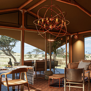 Spacious 156sqm Luxury Glamping <strong>Tent</strong> with Integrated Bathroom High-Quality Waterproof Canvas Structure - Product Image 5