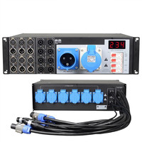 Distributeur de boîte audio pour enceintes de ligne métallique 2 phases 5+1, caisson de basses, alimentation