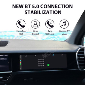 Hot bán 15.0 inch giải trí phía sau màn hình cho Porsche Cayenne 2018 2023 tựa đầu màn hình Android 13 hệ thống HDMI connerction - Product Image 4