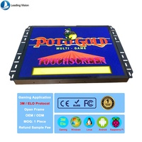 Nuevo Monitor de Pantalla Táctil Capacitiva de Marco Abierto POG de 19 Pulgadas 1280x1024 para Juegos, Compatible con USB DVI 3M/ELO, 1 Año de Garantía, CE EMC