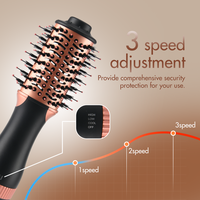 Brosse soufflante ovale compacte mini, sèche-cheveux ionique, mini-styler à air chaud, double tension, brosse sèche-cheveux de voyage mini pour femmes