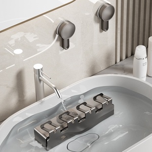 Porta spazzolino da denti Non traforato a parete per bagno Hotel a casa tazza di <span class=keywords><strong>plastica</strong></span> <span class=keywords><strong>in</strong></span> vetro ceramico - Product Image 1