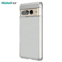 Coque Antichute et Antichoc Transparente Souple en TPU PC pour Google Pixel 7 Pro
