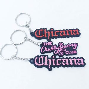Custom Made 2D/3D Anime Soft Pvc Keychain Make Rubber Key Chain Your Logo Keyring with Chain - Product Image 1
