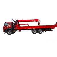 Camion grue SINOTRUK HOWO 6X4, capacité de levage, longueur de flèche à 5 sections