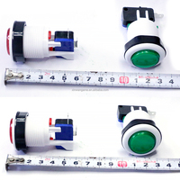 Kit de boutons poussoirs d'arcade de style Happ 28 mm P4, commutateur américain A4 pour distributeur de pièces, pour jeux vidéo, bricolage, machine Mame Jamma - Fabriqué