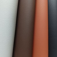 Cuir PU grain litchi résistant aux rayures, cuir artificiel doux et respirant pour l'intérieur de voiture et l'emballage de boîtes cadeaux