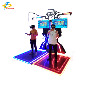 Arcade thực tế ảo nhảy múa giả lập VR đi bộ nền tảng 2 người chơi VR bắn súng giả lập trò chơi chiến đấu - Product Image 4
