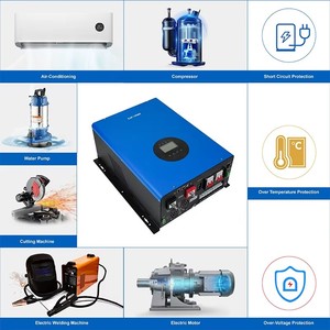 48V Solar Inverter, Built-in MPPT, Chargin Split Phase AC Input/Output 120V/240V Pure Sine Wave (WiFi and BMS COMM) UL1741 - Product Image 1