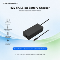 Chargeur de scooter 42V 5A pour Segway Ninebot, vélo électrique, moto, batterie lithium 10S 37V, chargeur de batterie Li-ion 42V 5A