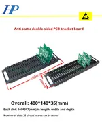 ESD Chiffre d'affaires Plastique Clamp Board Plateau de fixation Anti-Statique SMT Circuit Board Bracket avec Estampage Manipulation