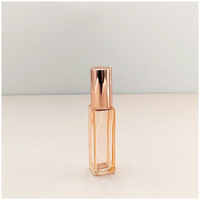 Flacon pulvérisateur de parfum en verre carré haut de gamme et pratique de 10 ml et 20 ml, flacon vide de qualité supérieure