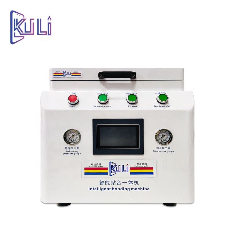 KULI планшет сенсорный ЖК-экран мобильного телефона удаляющая пузыри вакуумная ОСА ламинационная машина для ремонта полный набор