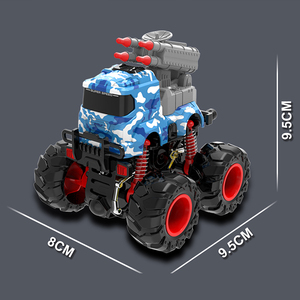 Vente en gros directe d'usine de camions jouets de série à thème militaire et spatial jouets en métal avec amortisseurs et caractéristiques de cascades - Product Image 4