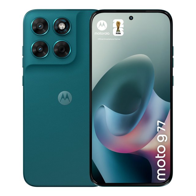 Smartphone 6.78" MOTO G77 5G Pantone Shaded Spruce (256GB 8GB 5200mAh 108MP Octa Core FHD English AMOLED 120Hz Snapdragon 700