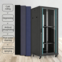 Armoire serveur sur pied de 19 pouces, profondeur 1,2 mètre, 1240*600*1000 mm, en tôle d'acier laminée à froid SPCC, armoire réseau.