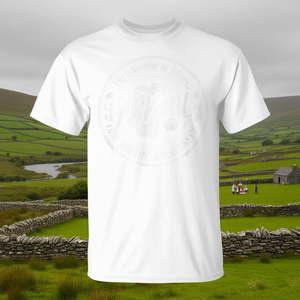 Camiseta con nombre de familia irlandesa, cuello redondo blanco, unisex, talla mediana para adultos - Product Image 3