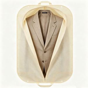 Custom Logo Garment Bag Non Woven Suit Cover Dust Proof Clothing Protector for Coat Down <b>Jacket</b> Storage Hanging with Zipper - Product Image 3
