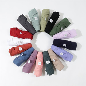 Di alta qualità Unisex copertura della pompa a tracolla t-shirt manica corta Logo personalizzato ampia sfumata Oversize 250G <span class=keywords><strong>felpa</strong></span> - Product Image 6