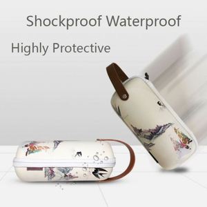 Portable EVA Ceramic <b>Teapot</b> <b>Set</b> with Shockproof Case Box Traditional Pattern Design for Travel/Home Outdoor Compact Size - Product Image 5