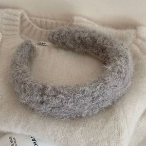 Diadema de Felpa Rizada para Otoño/Invierno, Estilo Dulce y Femenino, Linda Diadema de Lana de Cordero Esponjosa y Gruesa, Producto Nuevo - Product Image 4