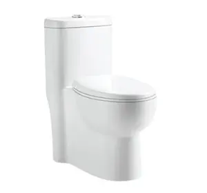 Toilet dual flush warna putih kasar dalam sifon bulat murah flush toilet