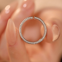 Bague unisexe de haute qualité en argent sterling 925 avec diamant naturel, motif écailles de dragon brillantes, glace concassée, ruche de glace, écailles de poisson