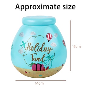 Custom <strong>Money</strong> Coin Bank for Kids Decorated <strong>Pot</strong> of Dreams Ceramic <strong>Money</strong> Box <strong>Pot</strong> - Product Image 6